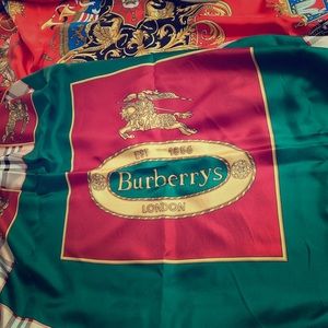 Montage Print Silk Large Square Scarf
